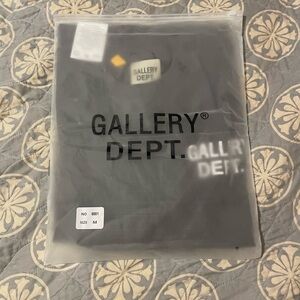 Gallery Dept Charcoal Tee with White Logo